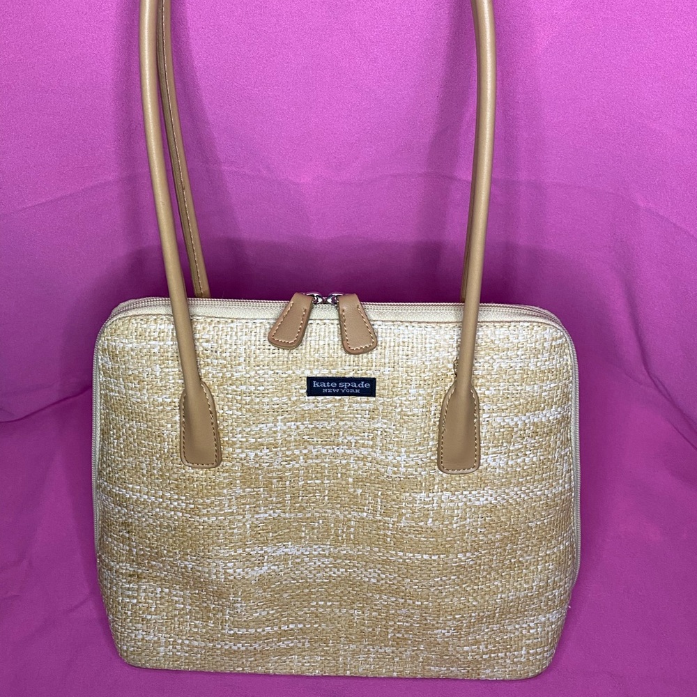 kate spade straw bag